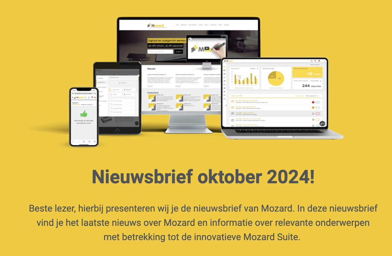 Nieuwsbrief oktober 2024